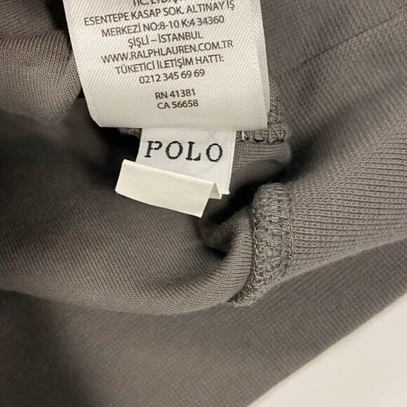 Ralph Lauren Boy's Logo Camo Double-Knit Sweatshirt in Black Camo Large (14/16) - Picture 10 of 12